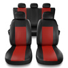 Housses de siège adaptées pour Mitsubishi ASX (2010-2021) - housse siege voiture universelles - couverture siege - CM-RD