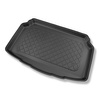 Tapis de coffre adapté pour Mazda 2 Hybrid Hayon (03.2022-....) - bac de coffre - protection de coffre voiture - coffre inférieur; sans plancher double du coffre