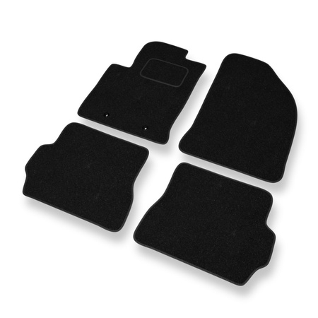 Tapis de Sol Feutres adapté pour Ford Fusion I FL (2006-2013) - tapis de voiture - noir