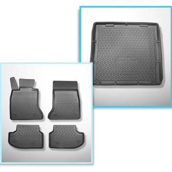 Kit tapis de coffre et tapis de voiture TPE pour: BMW 5 F11 Touring (2013-04.201