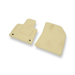 Tapis de Sol Velours adapté pour Citroen C4 Picasso II Monospace (2013-2019) - Premium tapis de voiture - beige