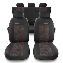 Housses de siège adaptées pour Audi A6 C4, C5, C6, C7, C8 (1994-....) - housse siege voiture universelles - couverture siege - UNE-RD