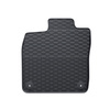 Tapis de sol en caoutchouc adapté pour Audi Q4 e-tron SUV, Sportback (2021-....) - tapis de voiture - noir - 4 pcs.