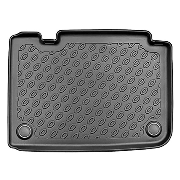 Tapis de sol en TPE adapté pour Tesla Model S Liftback (07.2012-03.2015) - à traction arrière - tapis de voiture - noir