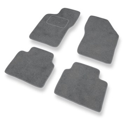 Tapis de Sol Velours adapté pour Alfa Romeo 155 Berline (1992-1998) - Premium tapis de voiture - gris