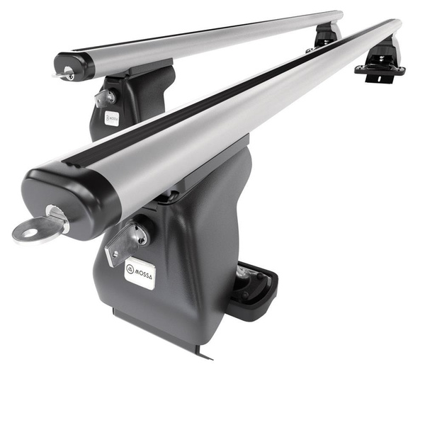 Barres de toit en aluminium adapté pour Citroen DS4 Crossback;Hayon (2016-2018) - Porte-Bagages de Voiture argent - toit normal