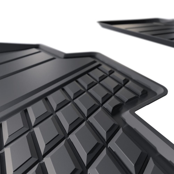 Tapis de sol en TPE adapté pour Opel Astra L Plug-In Hybrid Sports Tourer (2021-....) - tapis de voiture - noir