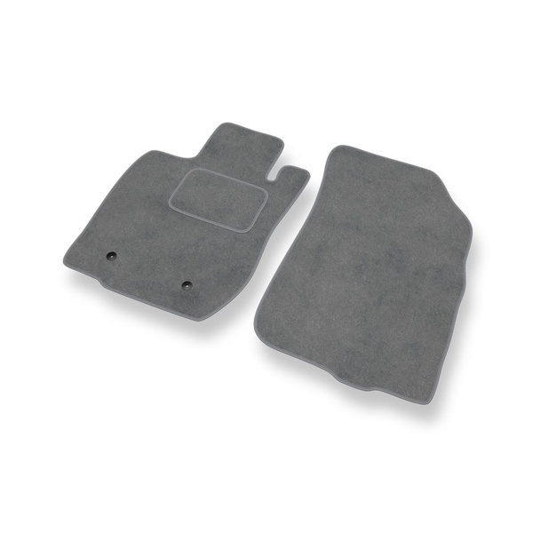 Tapis de Sol Velours adapté pour Dacia Duster I SUV (2010-2018) - Premium tapis de voiture - gris