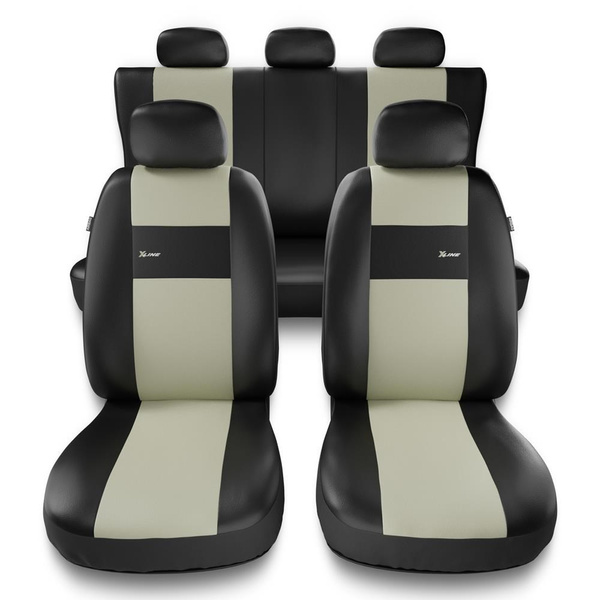Housses de siège adaptées pour Audi A6 C4, C5, C6, C7, C8 (1994-....) - housse siege voiture universelles - couverture siege - XL-BE
