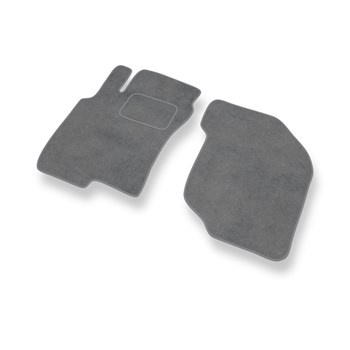 Tapis de Sol Velours adapté pour Nissan X-trail I (2001-2007) - Premium tapis de voiture - gris