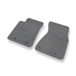Tapis de Sol Velours adapté pour Audi A8 I D2 Berline (1994-2002) - Premium tapis de voiture - gris