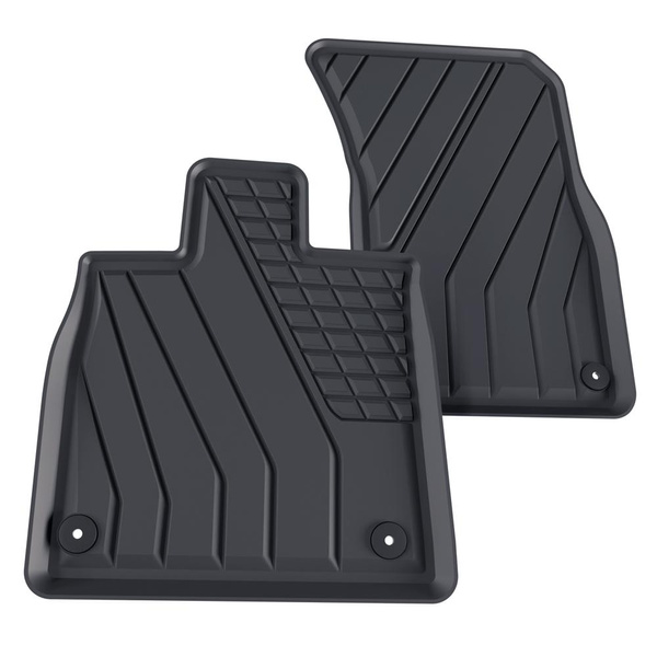 Tapis de sol en TPE adapté pour Audi Q5 II SUV (2017-....) - tapis de voiture - noir