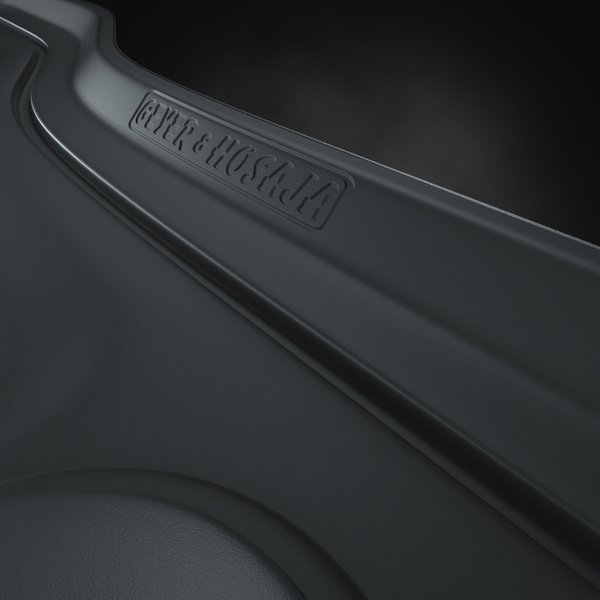 Tapis de sol en caoutchouc adapté pour Volkswagen Golf VII Hayon, SW (2012-2020) - tapis de voiture - noir - 4 pcs.