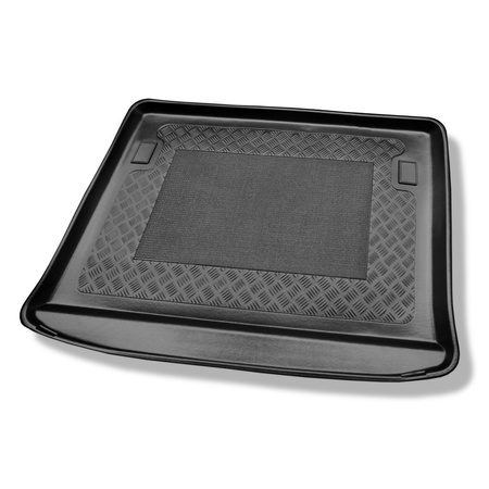 Tapis de coffre adapté pour Citroen DS5 Hayon (01.2012-12.2018) - bac de coffre - protection de coffre voiture - sans caisson de graves (sans système audio DENON); non pour version hybride