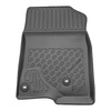 Tapis de sol en TPE adapté pour Honda Civic XI Hybrid e:HEV Hayon (10.2022-....) - tapis de voiture - noir