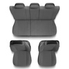 Housses de siège adaptées pour Audi A3 8L, 8P, 8V (1996-2019) - housse siege voiture universelles - couverture siege - PG-2