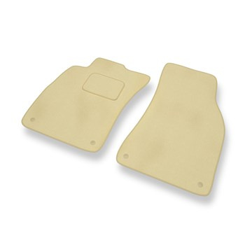 Tapis de Sol Velours adapté pour Audi A6 III C6 (2004-2006) - Premium tapis de voiture - beige