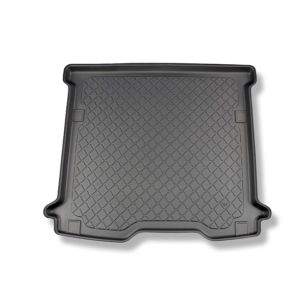 Tapis de coffre adapté pour Dacia Dokker Van (11.2012-09.2021) - bac de coffre - protection de coffre voiture - 5 places