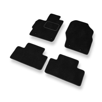 Tapis de Sol Velours adapté pour Mazda CX-7 (2007-2012) - Premium tapis de voiture - noir