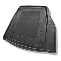 Tapis de coffre adapté pour BMW 5 E60 Berline (07.2003-02.2010) - bac de coffre - protection de coffre voiture - sans cavité gauche