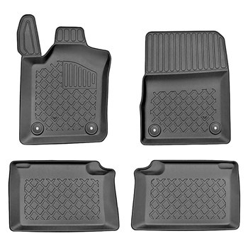 Tapis de sol en TPE adapté pour Jeep Grand Cherokee IV SUV (07.2013-11.2020) - tapis de voiture - noir