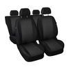 Housses de siège sur mesure adaptées pour Audi A3 8P Hayon, Sportback (2003-2009) - housse siege voiture - couverture siege - noir