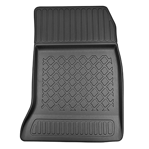 Tapis de sol en TPE adapté pour Mercedes-Benz Classe B W246 Sports Tourer (12.2015-10.2022) - tapis de voiture - noir