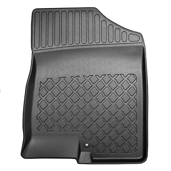 Tapis de sol en TPE adapté pour Kia Ceed II Break (12.2015-10.2022) - tapis de voiture - noir