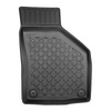 Tapis de sol en TPE adapté pour Volkswagen Passat B6, B7 Berline (12.2015-10.2022) - tapis de voiture - noir