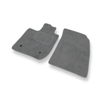 Tapis de Sol Velours adapté pour Dacia Duster II (2018-2024) - Premium tapis de voiture - gris