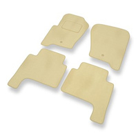 Tapis de Sol Velours adapté pour Land Rover Discovery III (2004-2009) - Premium tapis de voiture - beige