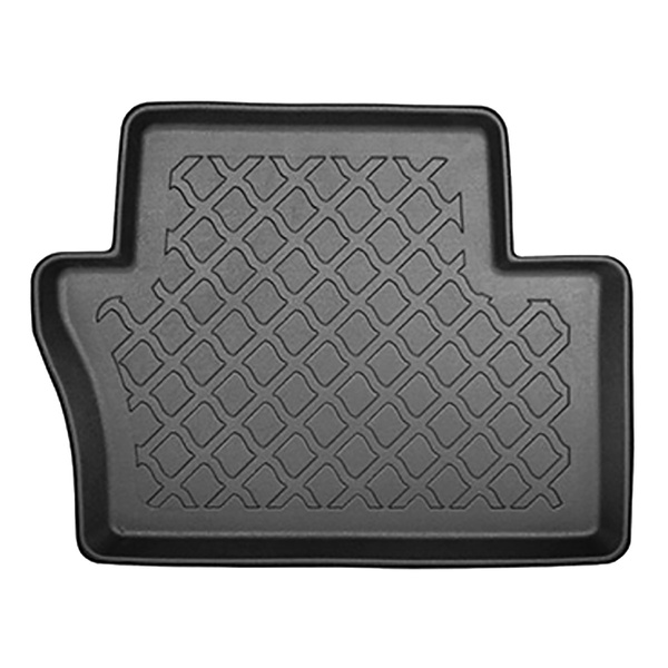 Tapis de sol en TPE adapté pour Opel Zafira B Monospace (12.2015-10.2022) - 5 ou 7 sièges; sans la troisième rangée de sièges - tapis de voiture - noir