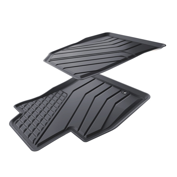Tapis de sol en TPE adapté pour Kia K4 Hayon (2024-....) - tapis de voiture - noir