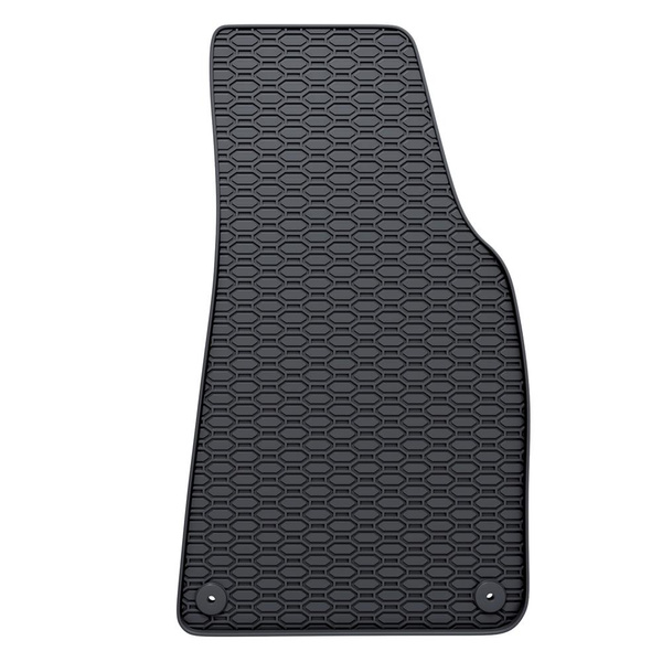 Tapis de sol en caoutchouc adapté pour Audi A4 B7 Avant, Cabriolet, Berline (2004-2009) - tapis de voiture - noir - 4 pcs.