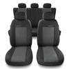 Housses de siège adaptées pour Seat Toledo I, II, III, IV (1991-2019) - housse siege voiture universelles - couverture siege - UNE-2