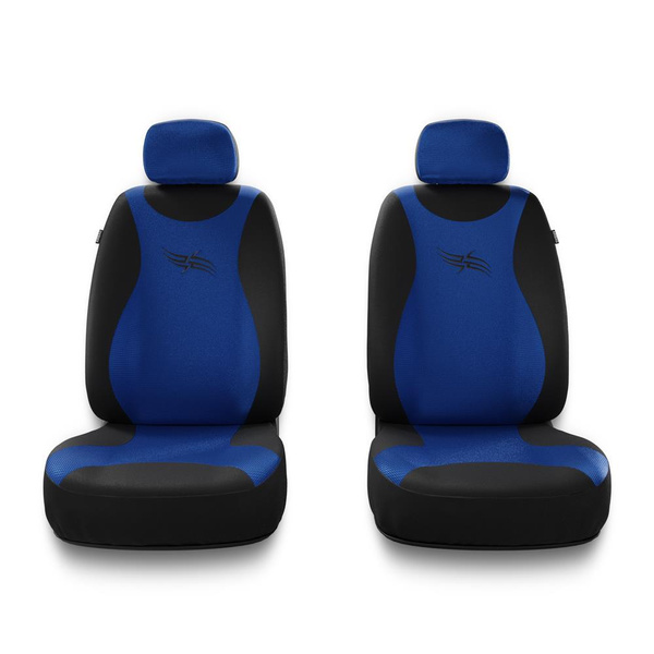 Housses de siège adaptées pour Citroen C2 (2003-2009) - housse siege voiture universelles - couverture siege - TR-BL