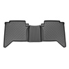 Tapis de sol en TPE adapté pour Toyota Hilux VII Pick-Up (12.2015-10.2022) - cabine double - tapis de voiture - noir