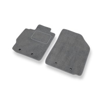 Tapis de Sol Velours adapté pour Toyota Yaris II (2005-2010) - Premium tapis de voiture - gris