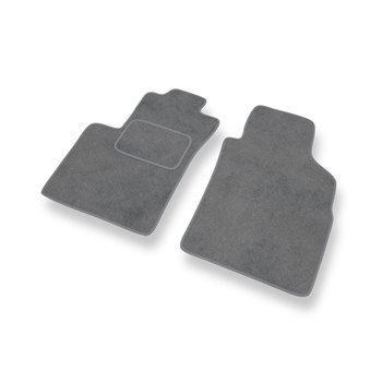 Tapis de Sol Velours adapté pour Lancia Ypsilon IV (2011-2024) - Premium tapis de voiture - gris