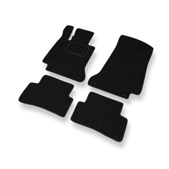 Tapis de Sol Feutres adapté pour Mercedes-Benz Classe C W205 (2013-2021) - tapis de voiture - noir