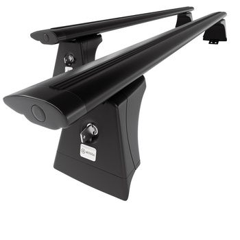 Barres de toit en aluminium adapté pour Toyota RAV4 V SUV (2019-....) - Porte-Ba