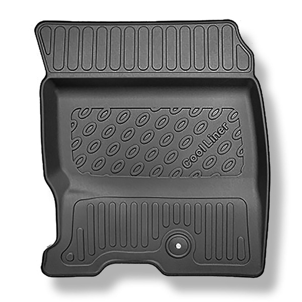 Tapis de sol en TPE adapté pour Ford Kuga III Plug-in Hybrid SUV (04.2020-....) - tapis de voiture - noir