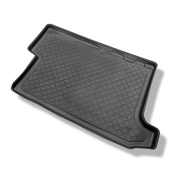 Tapis de coffre adapté pour Ford Transit Custom L2 Van (01.2013-....) - bac de coffre - protection de coffre voiture - derrière troisième rangée de sièges