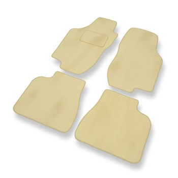 Tapis de Sol Velours adapté pour Lancia Lybra I (1999-2006) - Premium tapis de voiture - beige