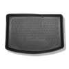 Tapis de coffre adapté pour Toyota Yaris III Hybrid Hayon (01.2015-08.2020) - bac de coffre - protection de coffre voiture - coffre inférieur