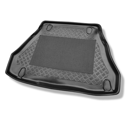 Tapis de coffre adapté pour Alfa Romeo 156 Crosswagon, Sportwagon (2000-2007) - bac de coffre - protection de coffre voiture - sans support d’extincteur dans le coffre