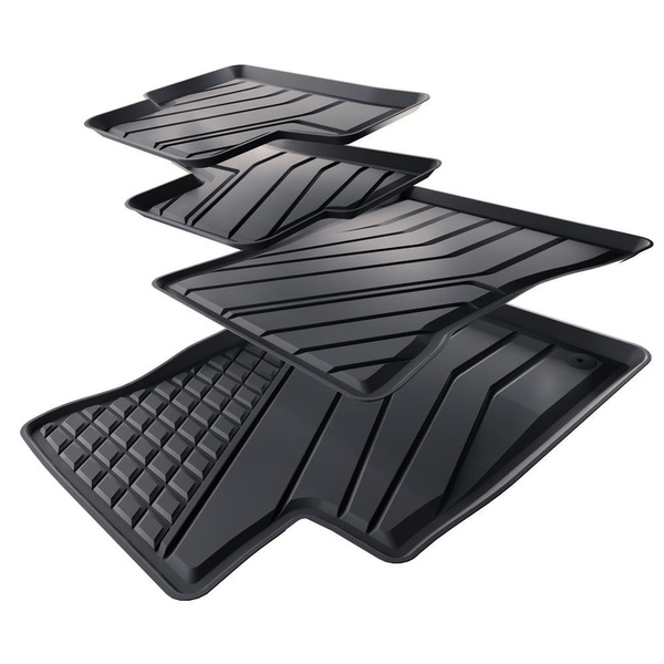 Tapis de sol en TPE adapté pour Mercedes-Benz Classe A W177 Hayon (2018-....) - tapis de voiture - noir