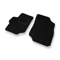 Tapis de Sol Velours adapté pour Citroen C-Elysee II (2012-....) - Premium tapis de voiture - noir