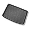 Tapis de coffre adapté pour Fiat 500L Monospace (09.2012-....) - bac de coffre - protection de coffre voiture - pour tous les niveaux du coffre (inférieur, supérieur et le plus haut)