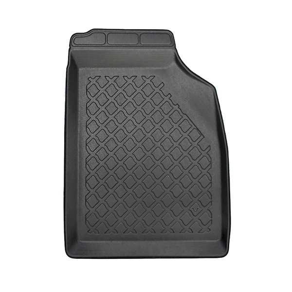 Tapis de sol en TPE adapté pour Microcar M. Go Hayon (2015-....) - tous les modèles - tapis de voiture - noir
